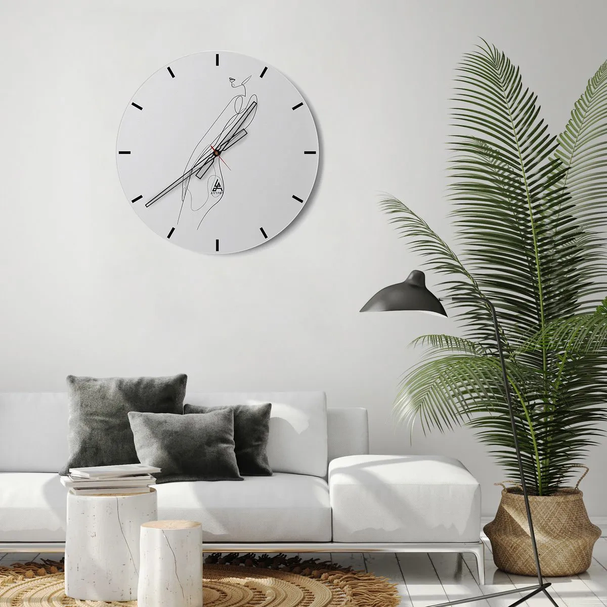 Orologio da parete - Orologio in Vetro - Appena una promessa - 40x40 cm