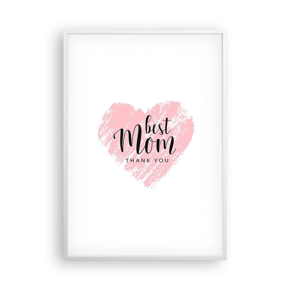 Poster in cornice bianca - È sempre il momento giusto - 70x100 cm