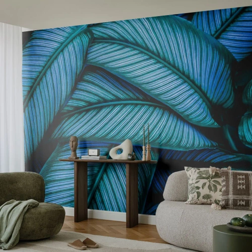 Fotomurali Premium Sand - Le linee della vita - Foglie, Botanica, Impianti - 450x315 cm