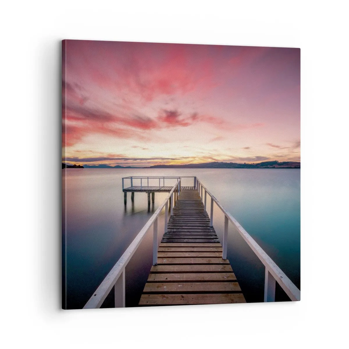 Quadro su tela - Stampe su Tela - La fiamma mite della sera - 60x60 cm