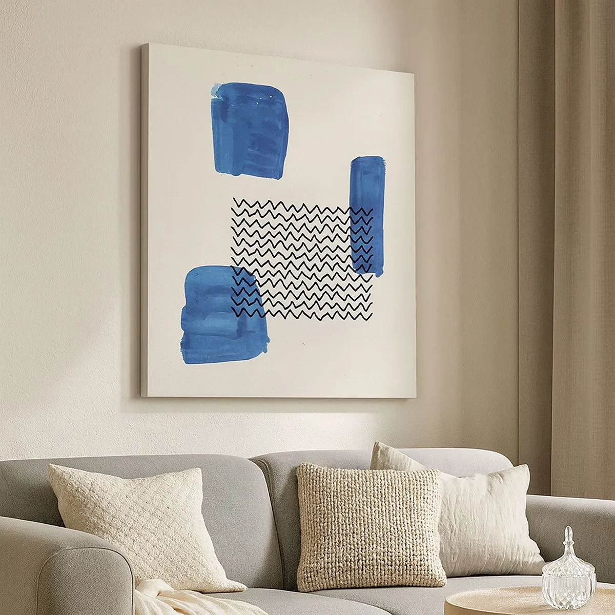 Quadro su tela - Stampe su Tela - Quartetto astratto - 30x30 cm