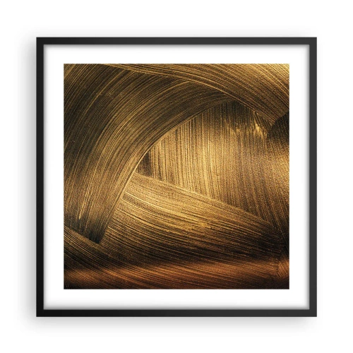 Poster in cornice nera - Nel labirinto d'oro - 50x50 cm
