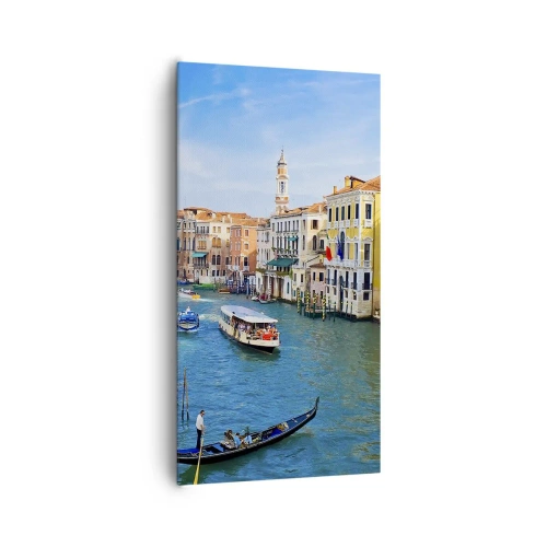 Quadro su tela - Stampe su Tela - Una circolazione stradale unica al mondo - 65x120 cm