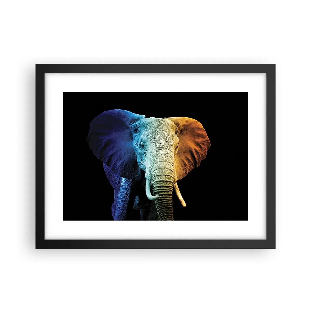 Poster in cornice nera - Eccentrico, non strano - 40x30 cm