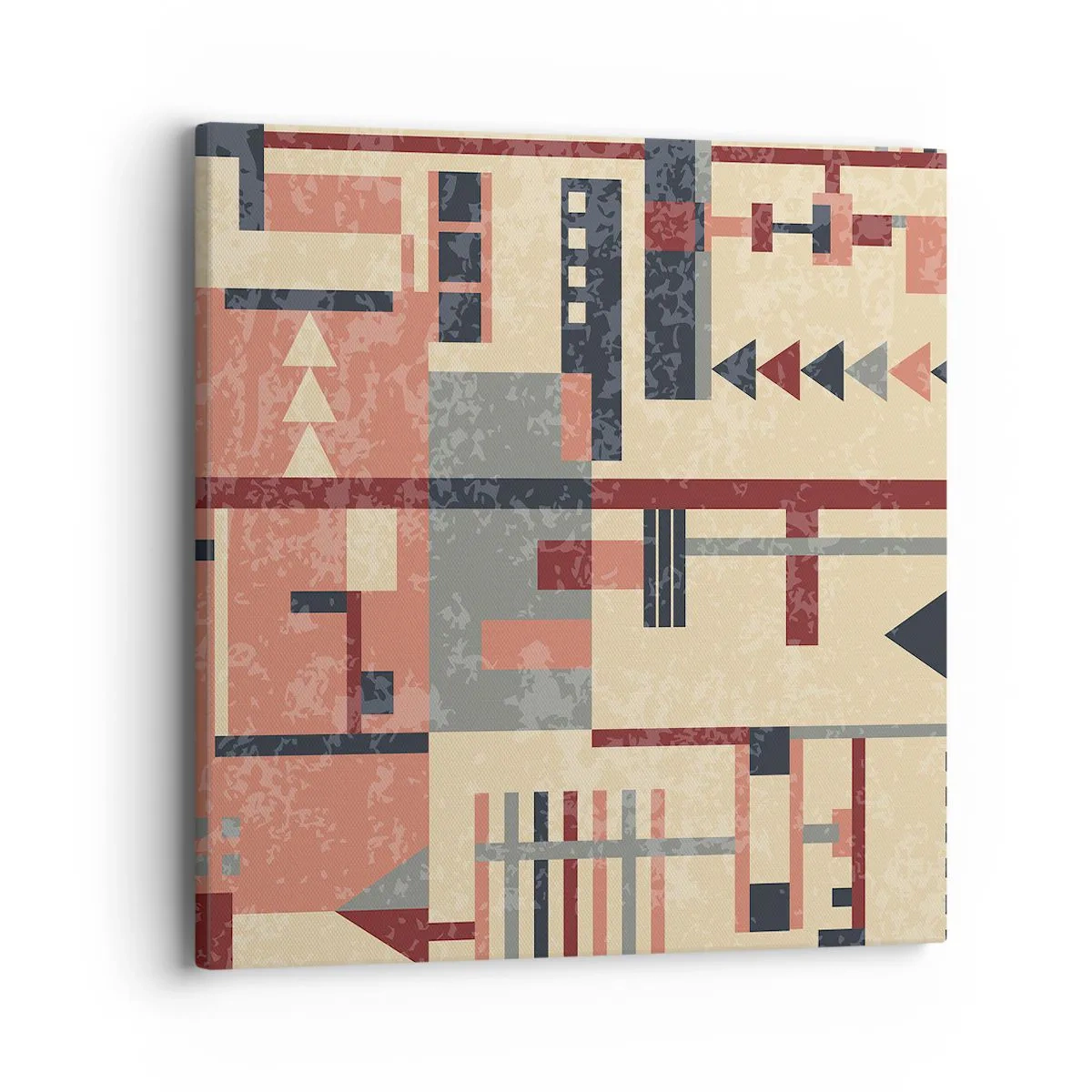 Quadro su tela - Stampe su Tela - Combinazione di orizzontali e verticali - 40x40 cm