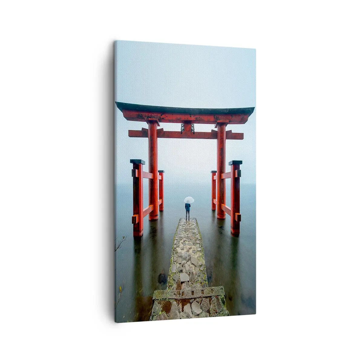 Quadro su tela - Stampe su Tela - Meditazione giapponese - 45x80 cm