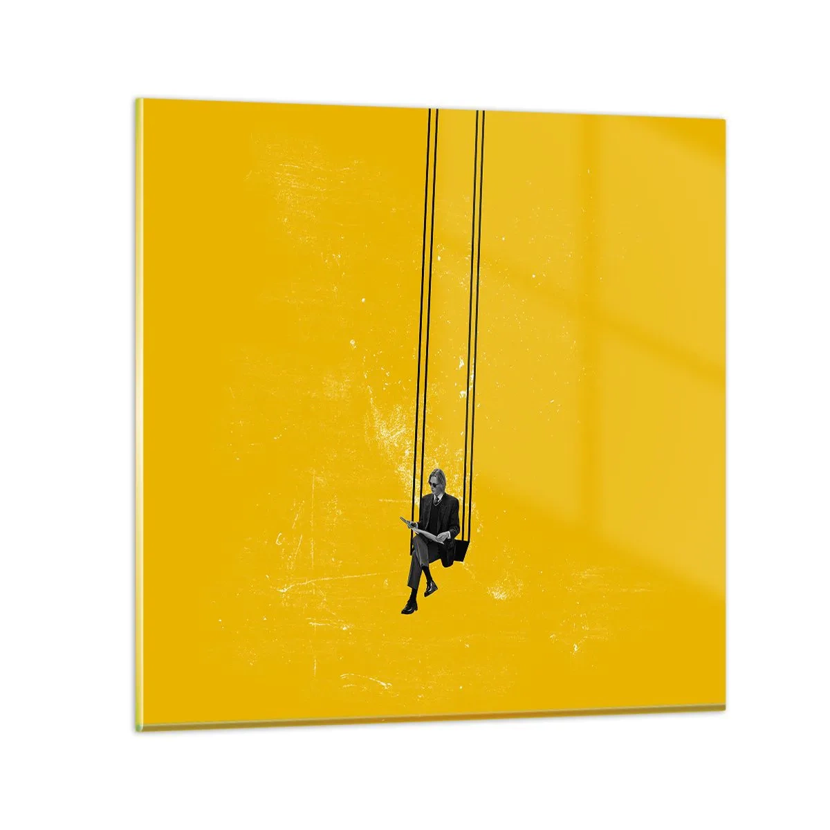 Quadro su vetro - Un giorno come tanti - 40x40 cm