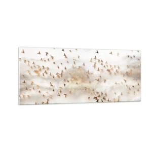 Quadro su vetro - È giunto il momento... - 100x40 cm