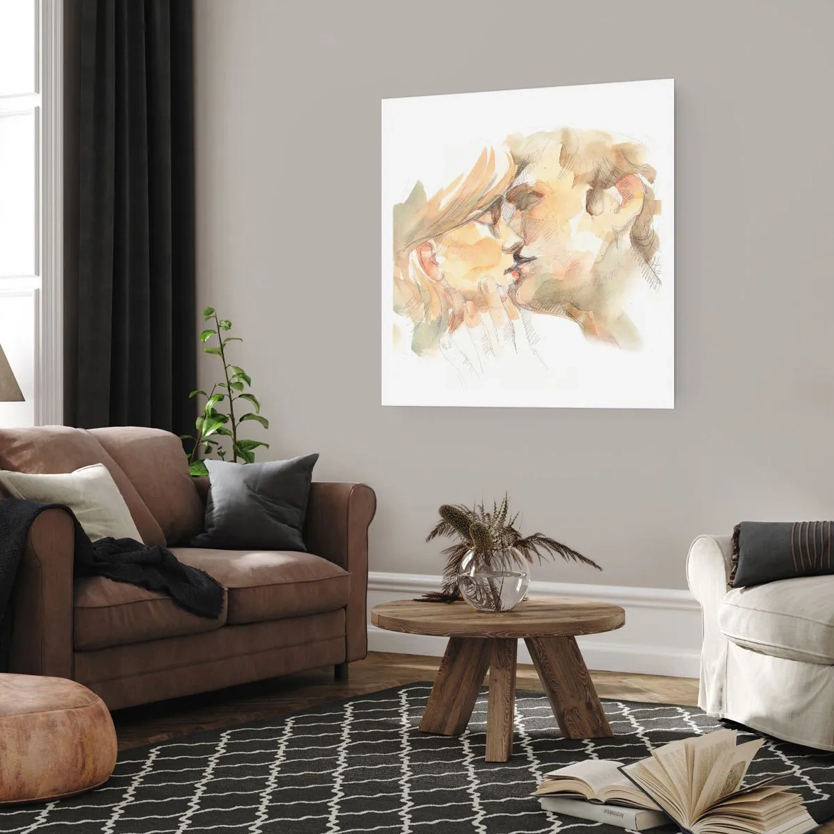 Poster - Sarà l'anima gemella? - 60x60 cm