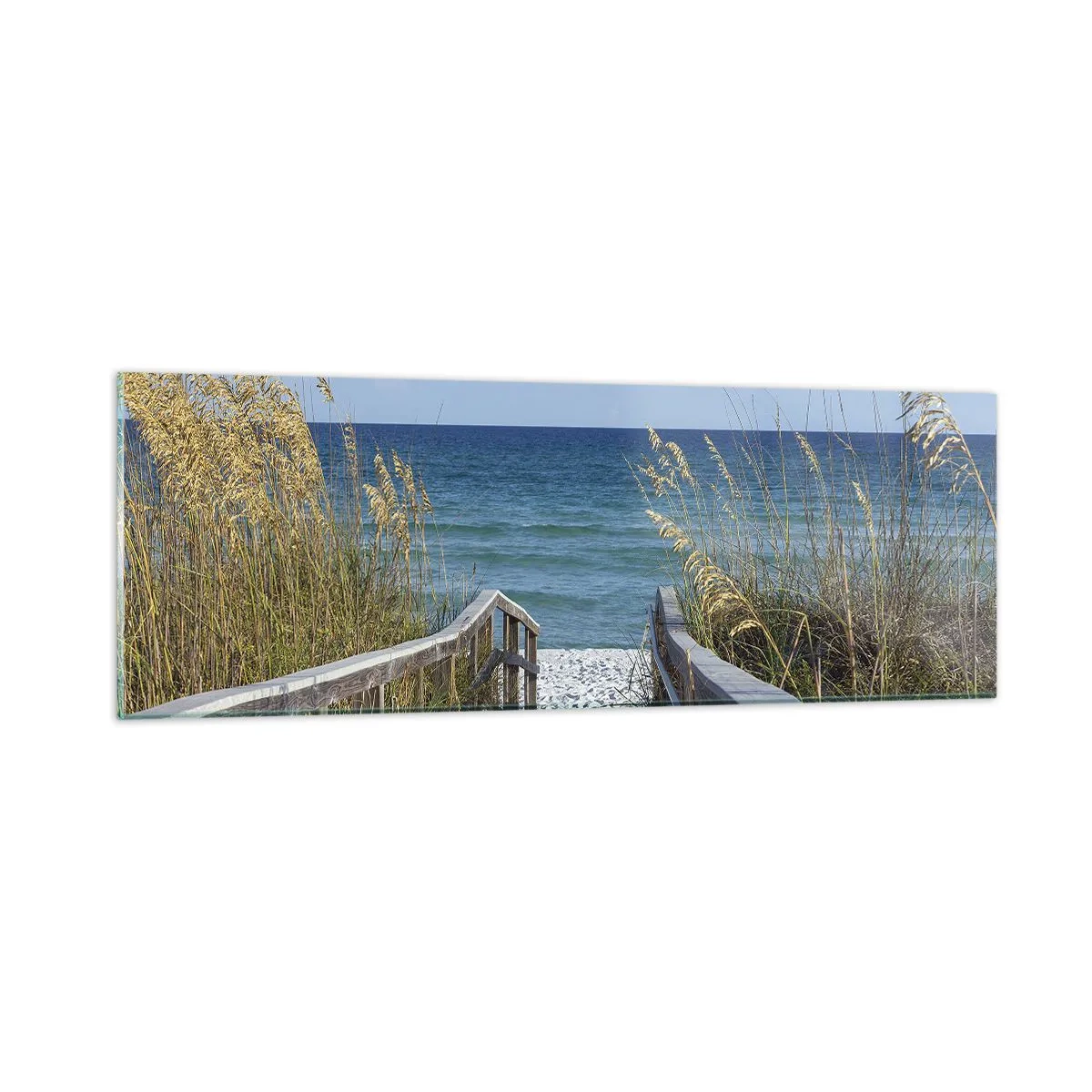 Quadro su vetro - Al sole, al vento - 90x30 cm