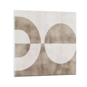 Quadro su vetro - Analogie e differenze - 70x70 cm