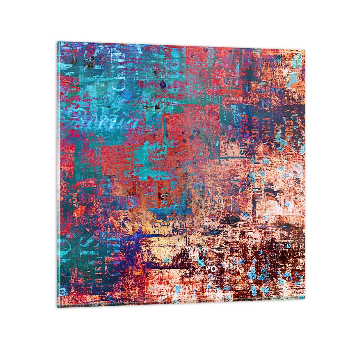 Quadro su vetro - Memoria e dimenticanza - 60x60 cm