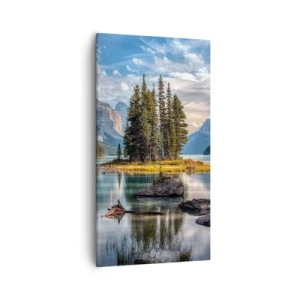 Quadro su tela - Stampe su Tela - Sulle acque grandi e limpide...  - 55x100 cm