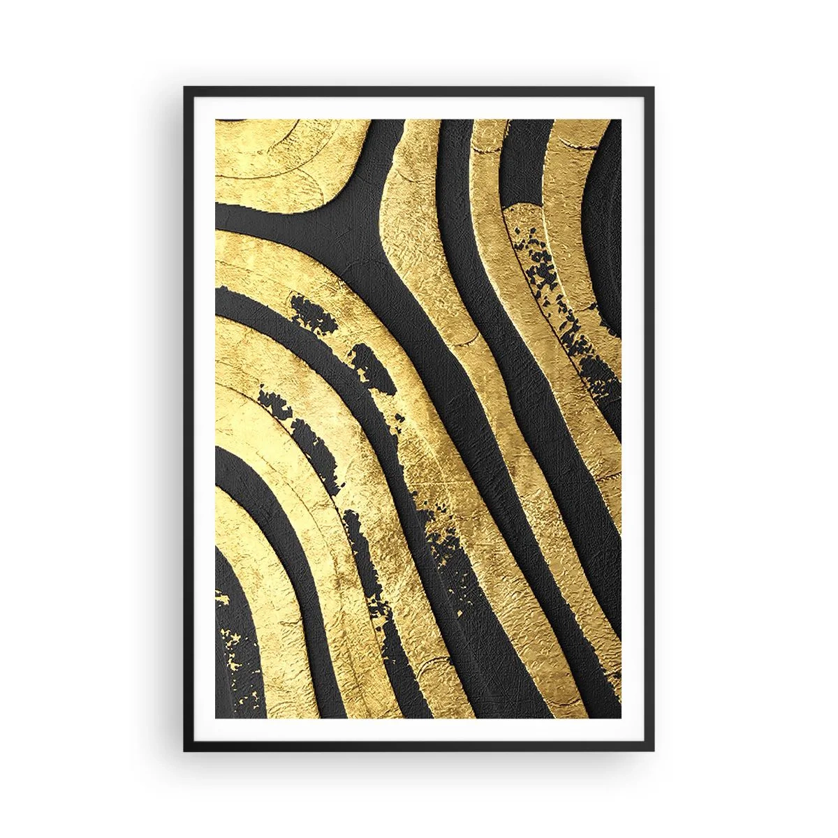 Poster in cornice nera - Tutto scorre - 70x100 cm