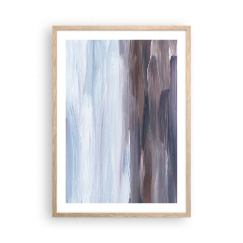 Poster in cornice rovere chiaro - Gli elementi: l'acqua - 50x70 cm