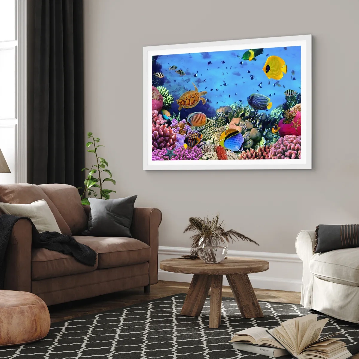 Poster in cornice bianca - Ma cosa sappiamo della vita... - 91x61 cm