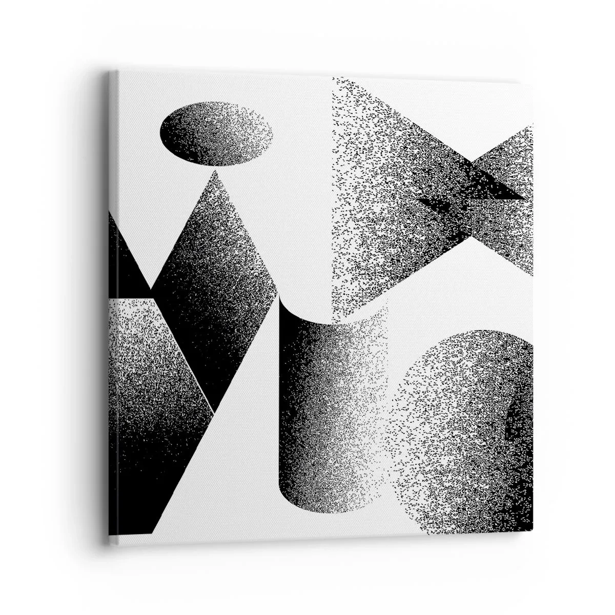 Quadro su tela - Stampe su Tela - Angoli e ovali - 30x30 cm