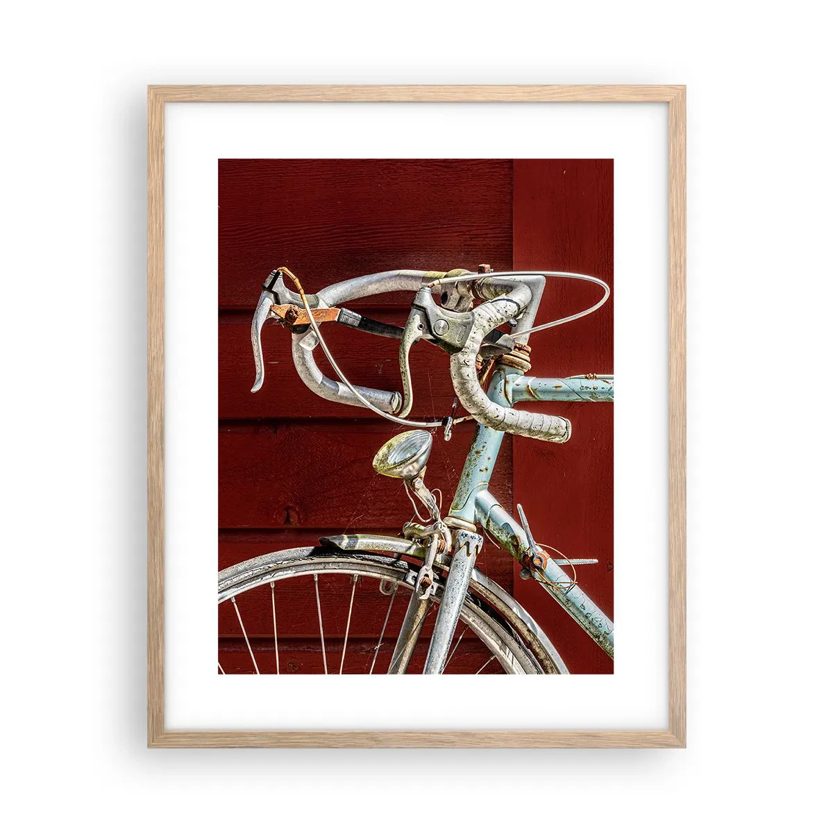 Poster in cornice rovere chiaro - Creata per la vittoria - 40x50 cm