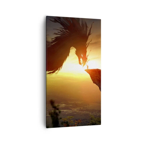 Quadro su tela - Stampe su Tela - Il cacciatore di draghi - 55x100 cm