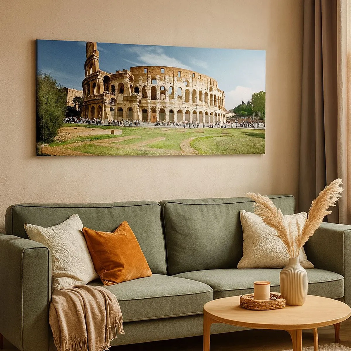 Quadro su tela - Stampe su Tela - Si sente ancora il rumore delle armi - 100x40 cm