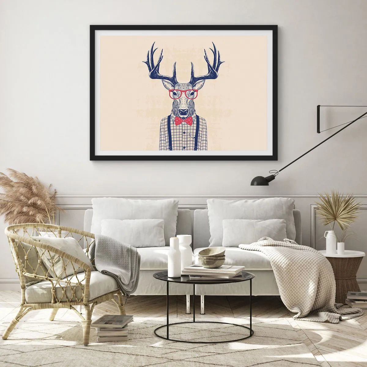 Poster in cornice nera - Divertente stravaganza - 91x61 cm