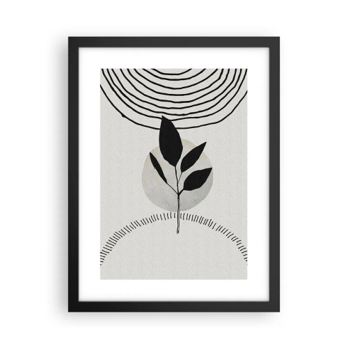 Poster in cornice nera - Composizione: i rituali della natura - 30x40 cm