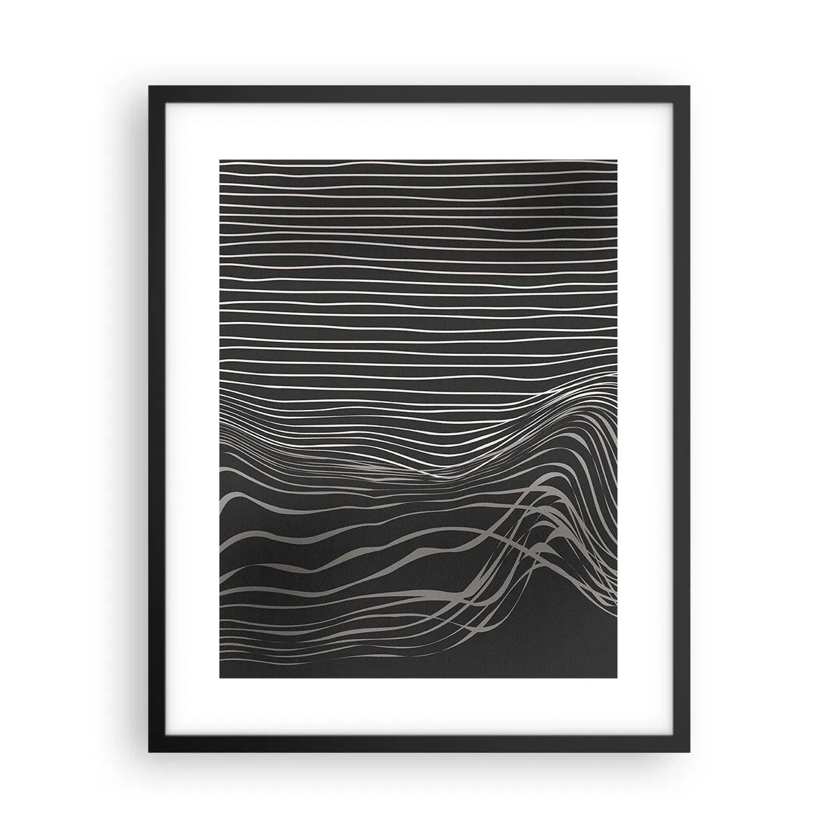 Poster in cornice nera - Ritmo e accento - 40x50 cm