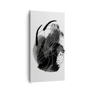 Quadro su tela - Stampe su Tela - Nato dal nero - 65x120 cm