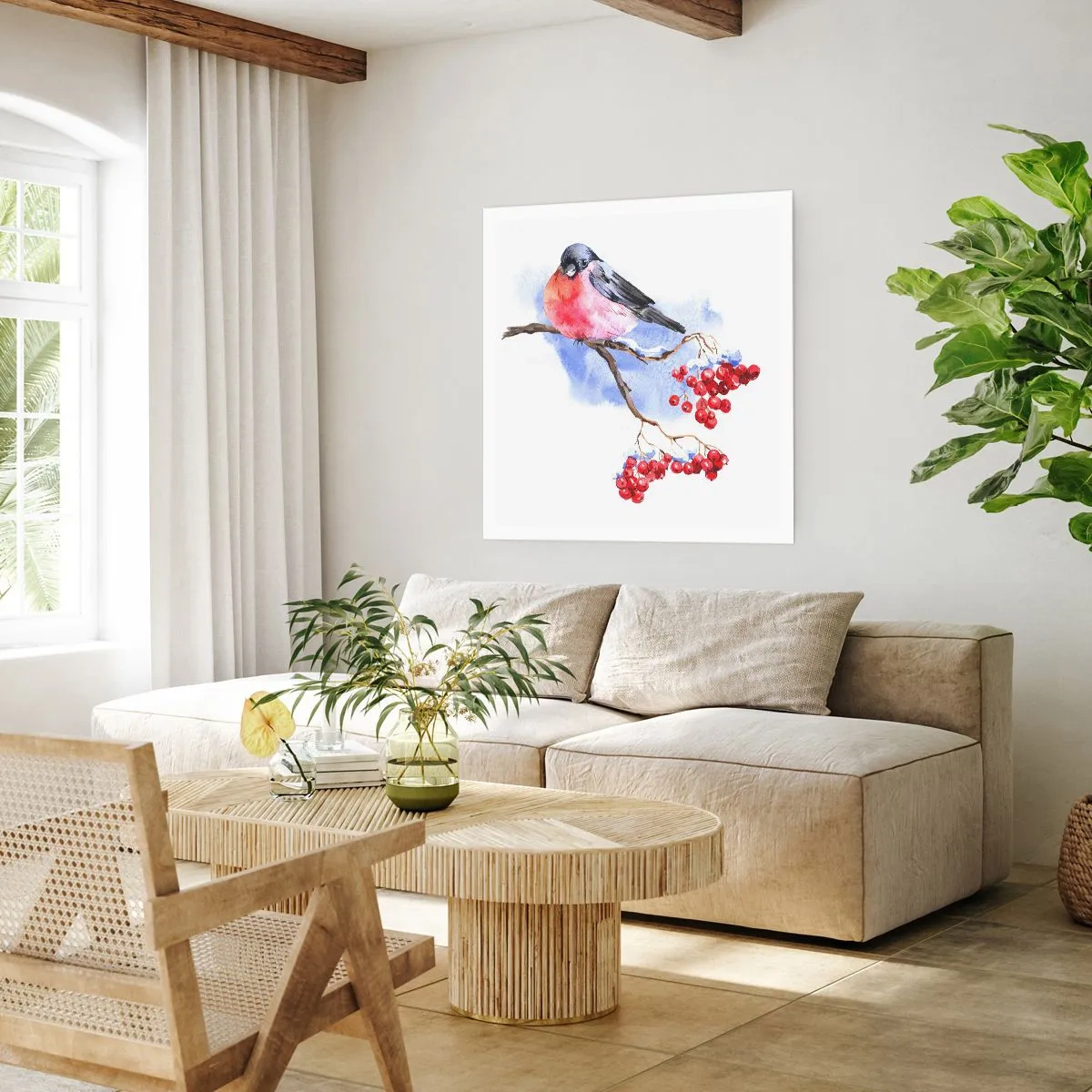 Poster - L'inverno a colori - 40x40 cm