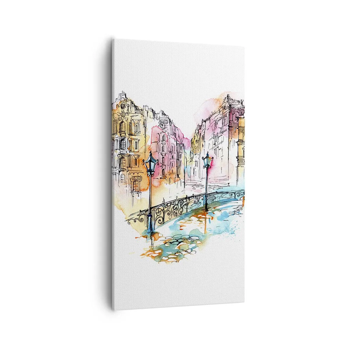 Quadro su tela - Stampe su Tela - Il cuore della città - 55x100 cm