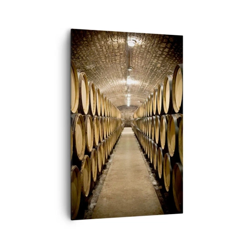 Quadro su tela - Stampe su Tela - Nella cantina in mattoni - 80x120 cm