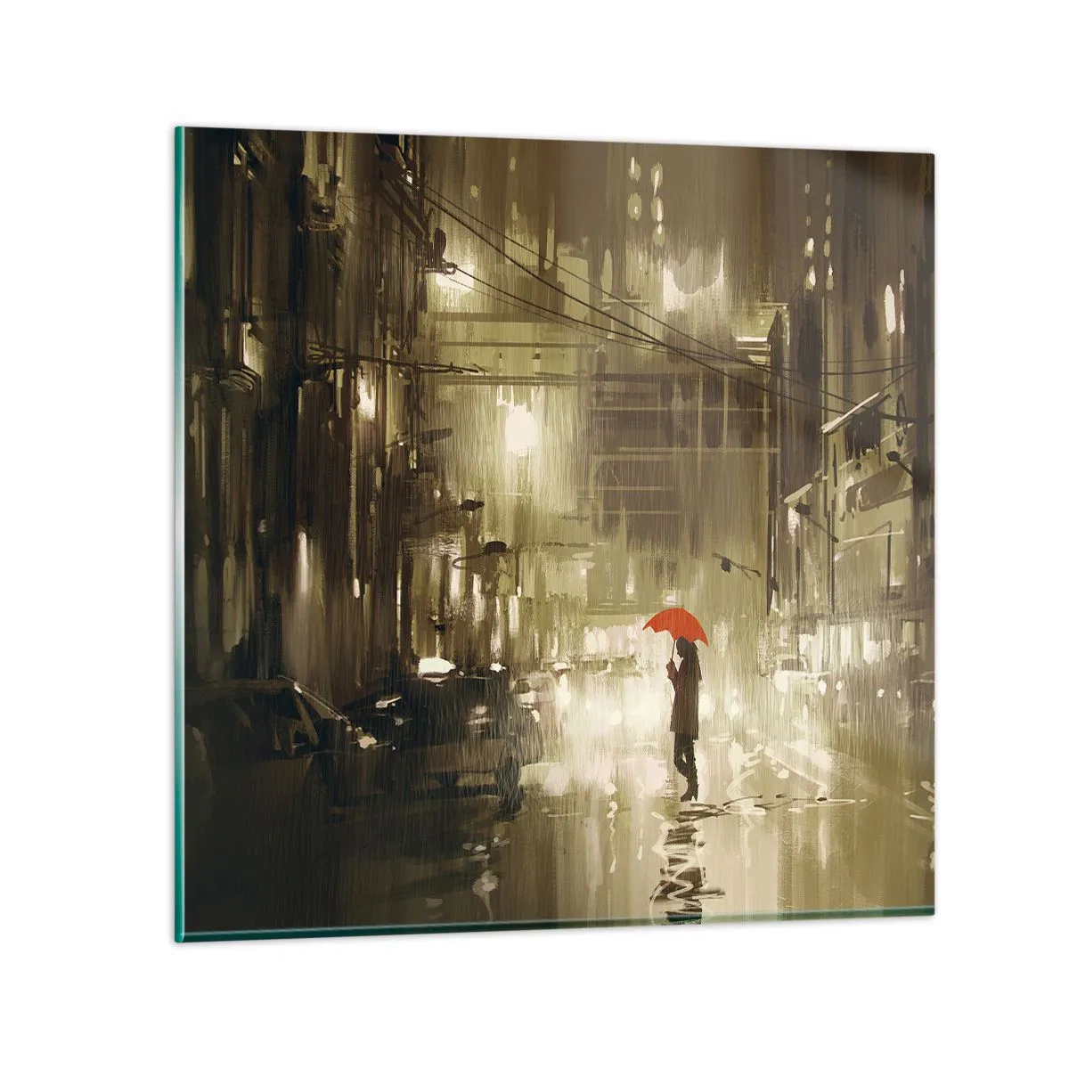Quadro su vetro - Sola ma non solitaria - 60x60 cm