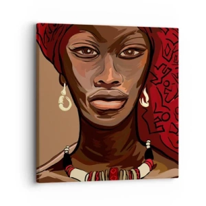 Quadro su tela - Stampe su Tela - Venere di ebano - 30x30 cm