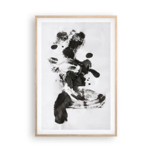 Poster in cornice rovere chiaro - C'è un senso nella follia? - 61x91 cm