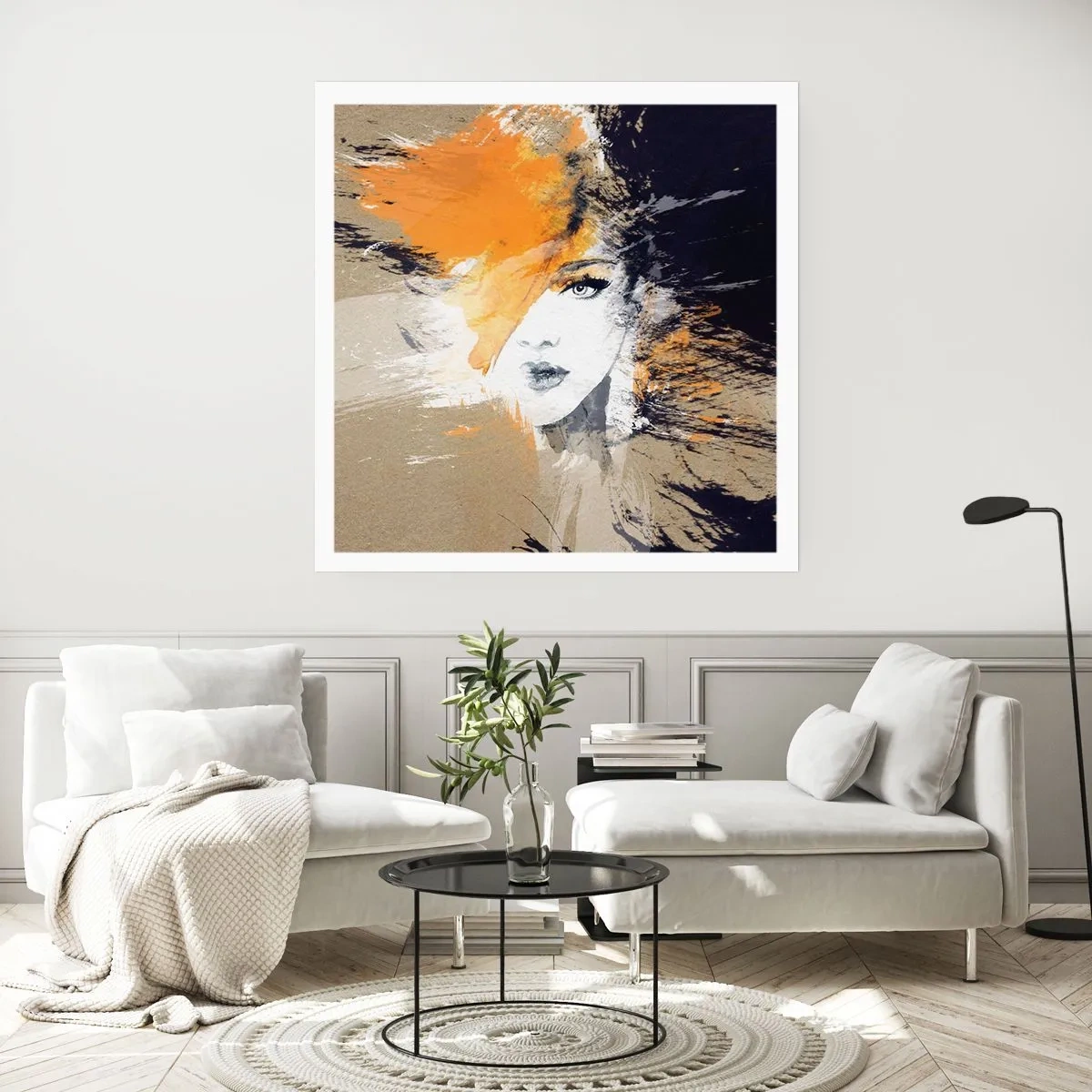 Poster - E la luce fu - 40x40 cm