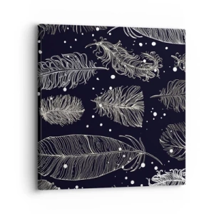 Quadro su tela - Stampe su Tela - Pizzo piumato - 30x30 cm