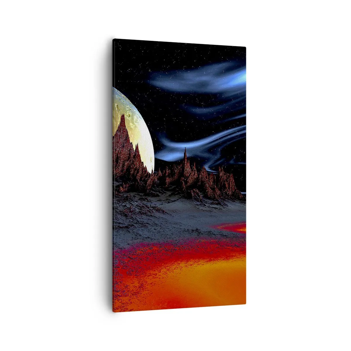 Quadro su tela - Stampe su Tela - Un mondo sconosciuto - 55x100 cm