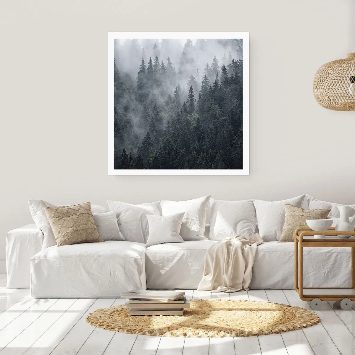 Poster - Alba nel bosco - 30x30 cm