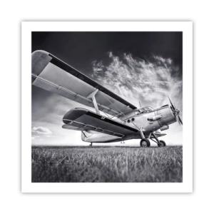 Poster - Giramondo alato  - 60x60 cm