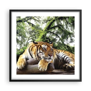 Poster in cornice nera - Con espressioni di stima - 50x50 cm