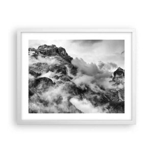 Poster in cornice bianca - Belli e terribili - 50x40 cm