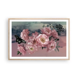Poster in cornice rovere chiaro - L'apice della romanticità - 91x61 cm