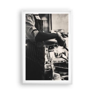 Poster in cornice bianca - L'alchimia dei sapori - 61x91 cm