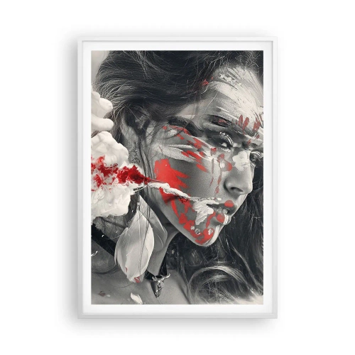 Poster in cornice bianca - Nei vapori dell'assurdo - 70x100 cm