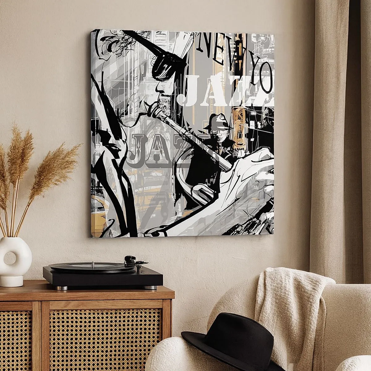 Quadro su tela - Stampe su Tela - Al ritmo di New York - 30x30 cm