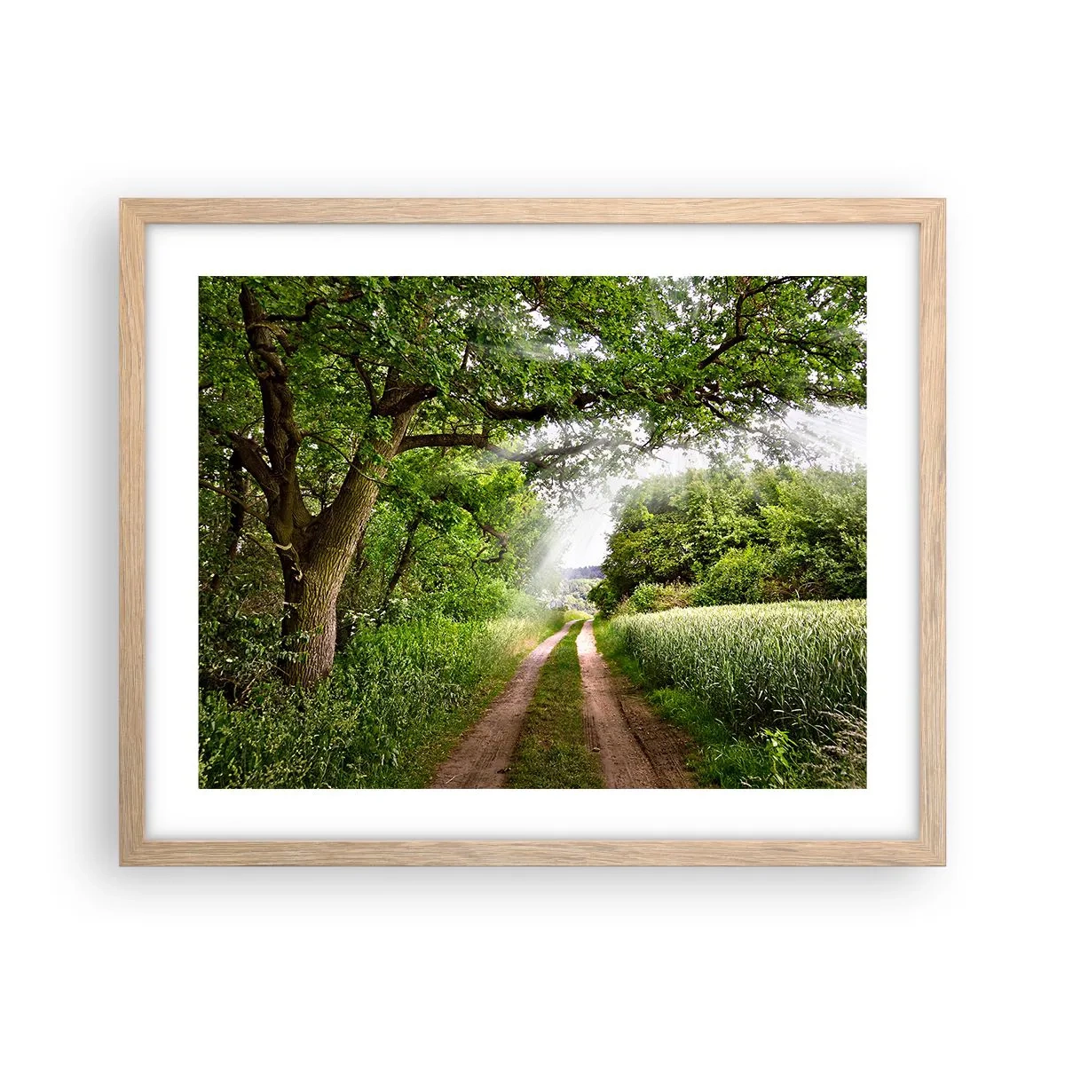 Poster in cornice rovere chiaro - Et in Arcadia ego - 50x40 cm