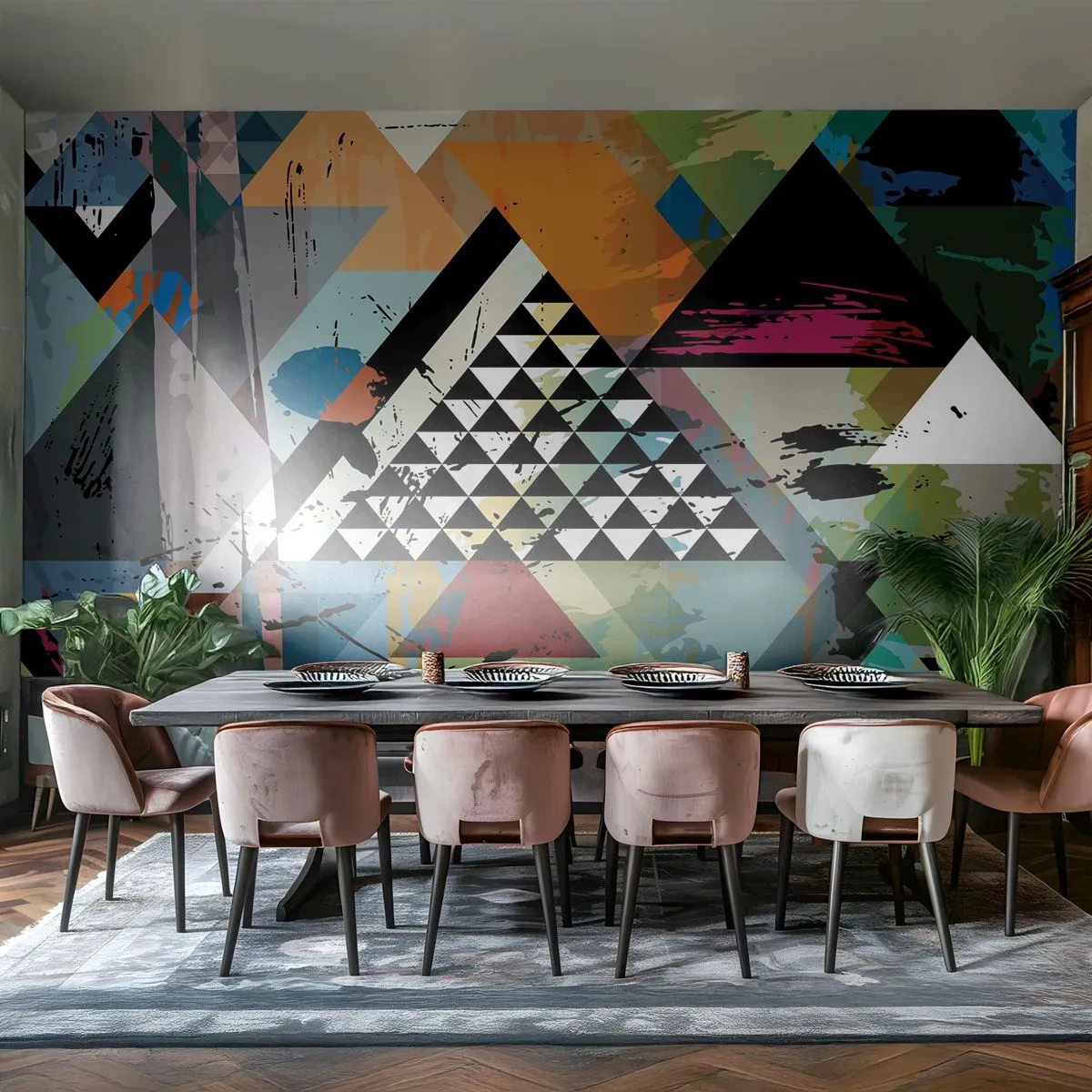 Fotomurale su misura Premium Canvas - Come è semplice - Astrazione, Pezzo, Grafica