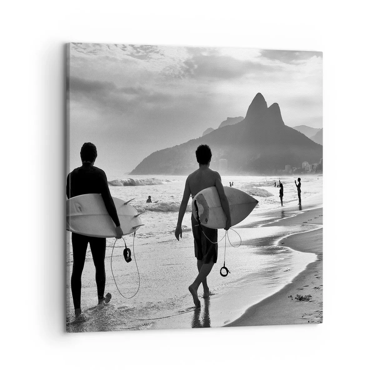 Quadro su tela - Stampe su Tela - Samba su un'unica onda - 50x50 cm