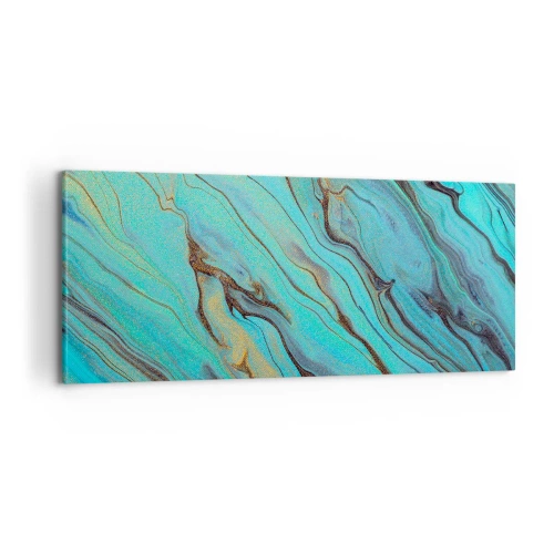 Quadro su tela - Stampe su Tela - Marea turchese - 100x40 cm