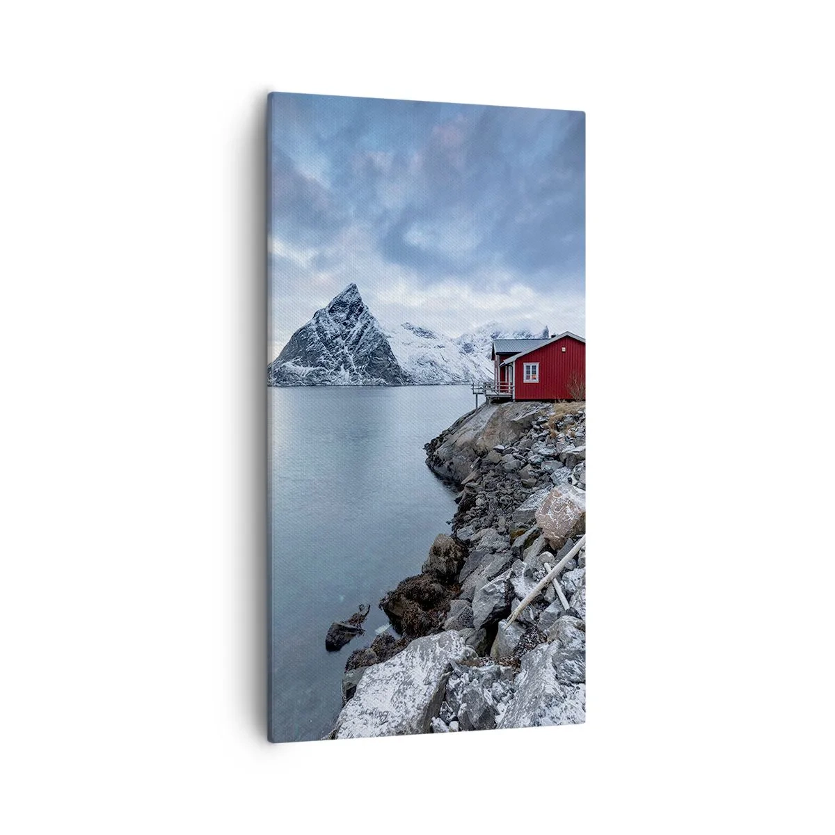 Quadro su tela - Stampe su Tela - Rifugio scandinavo - 55x100 cm
